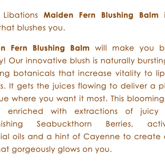 Living Libations Cheek & Lip Pot in "Maiden Fern" - Picture 3 of 5